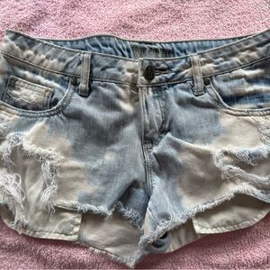 Decree Distressed Jean Shorts